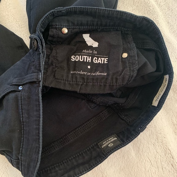 Adriano Goldschmied AG The Stevie Ankle Slim Black Straight Leg Jeans - Picture 8 of 16